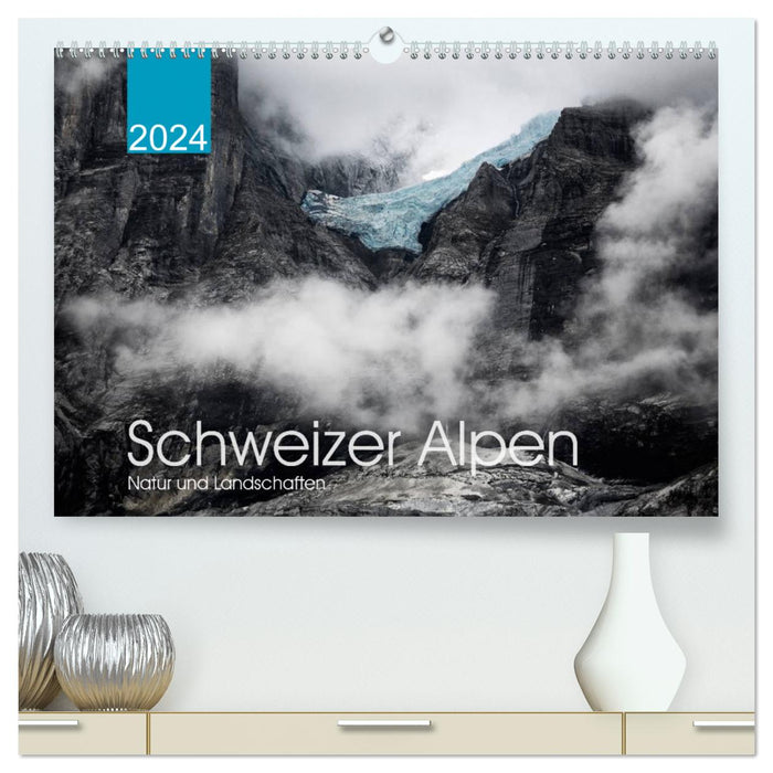 Alpes suisses. Nature et paysages (Calendrier mural CALVENDO Premium 2024) 