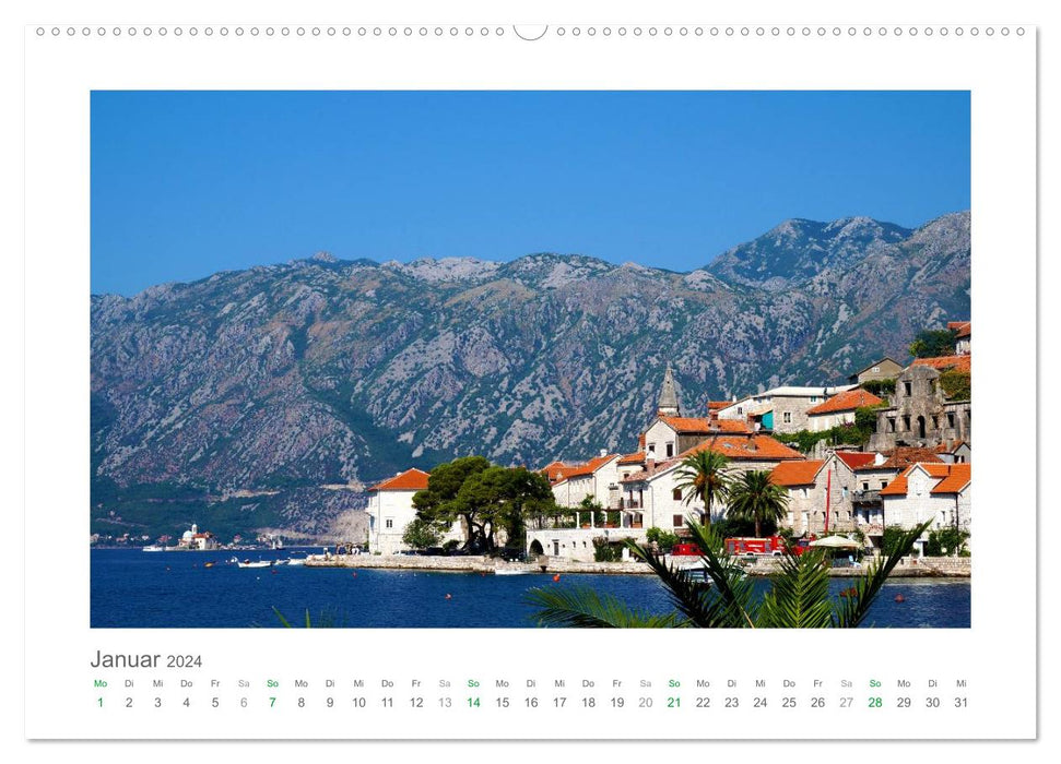 Fantastic Montenegro - Discover the pearl of the Adriatic in southern Europe (CALVENDO wall calendar 2024) 