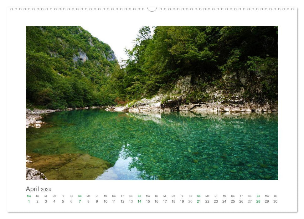 Fantastic Montenegro - Discover the pearl of the Adriatic in southern Europe (CALVENDO wall calendar 2024) 