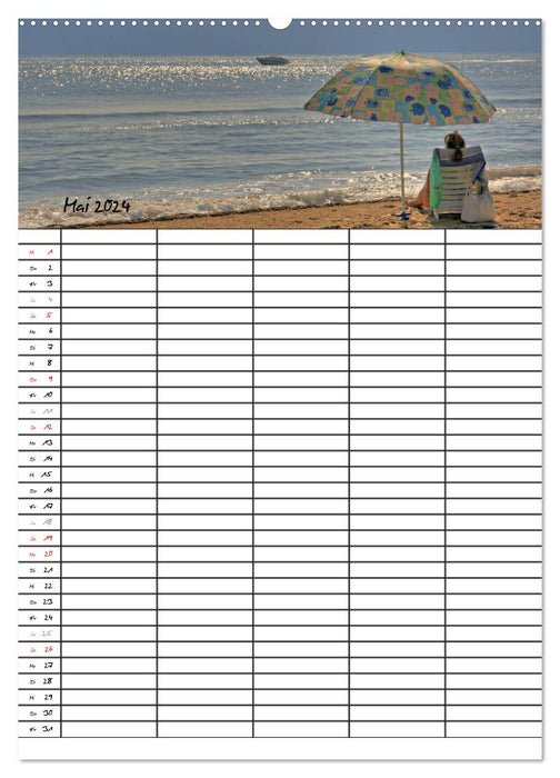 Horizons. A magical moment – ​​family planner (CALVENDO Premium Wall Calendar 2024) 