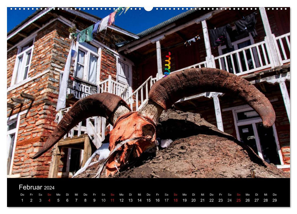 Namaste Nepal (CALVENDO wall calendar 2024) 