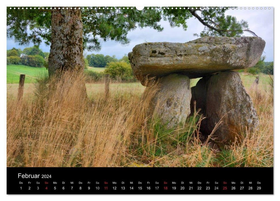 France's mysterious south - dolmens and menhirs in Languedoc-Roussillon (CALVENDO wall calendar 2024) 