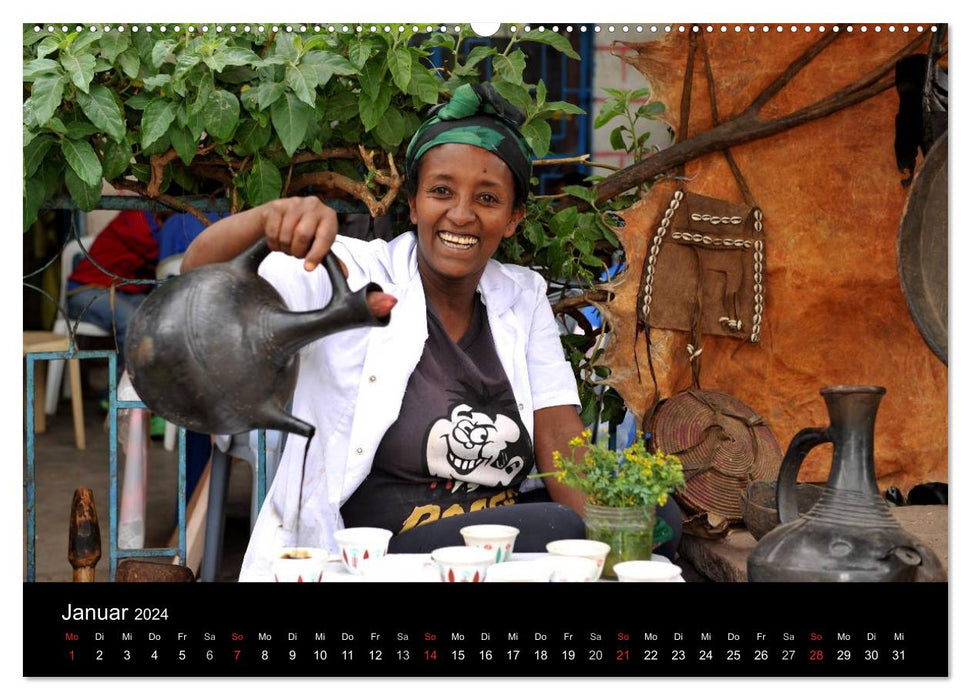 Ethiopia Moments (CALVENDO Wall Calendar 2024) 