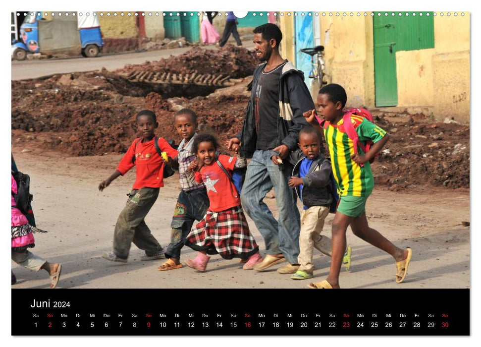Äthiopien Augenblicke (CALVENDO Wandkalender 2024)