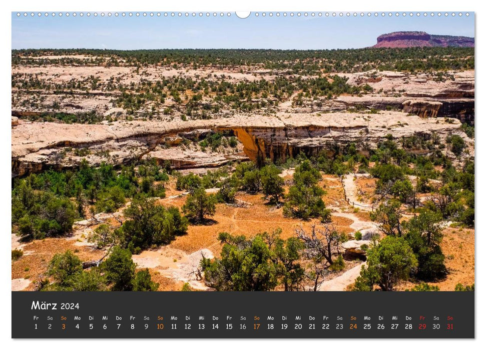 Die Canyons der USA (CALVENDO Wandkalender 2024)