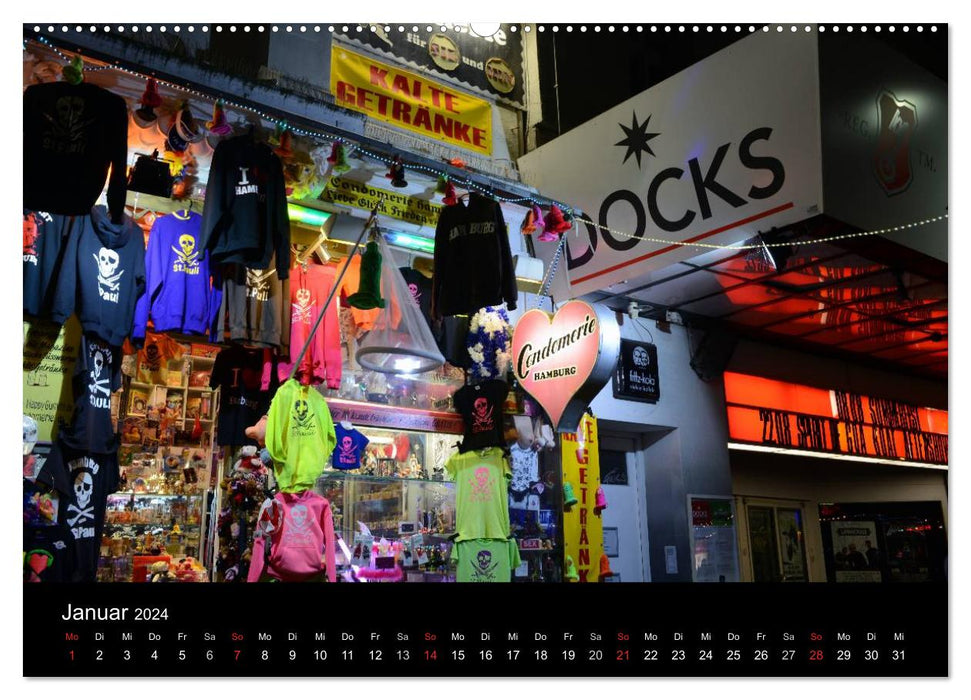 Sinful Mile - Reeperbahn stroll (CALVENDO wall calendar 2024) 