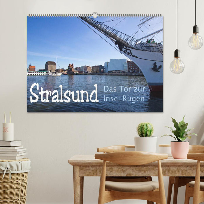 Stralsund. Das Tor zur Insel Rügen (CALVENDO Wandkalender 2024)