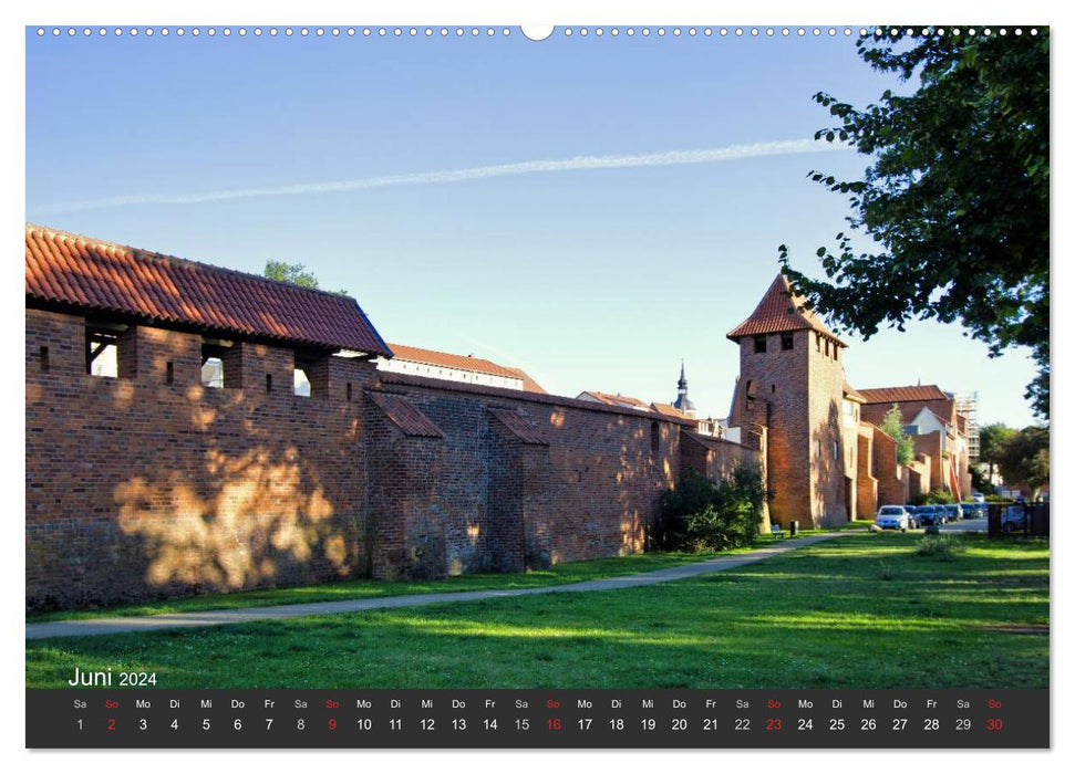 Stralsund. La porte d'entrée de l'île de Rügen (calendrier mural CALVENDO 2024) 