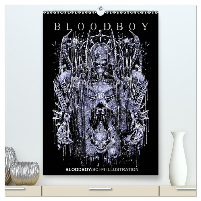 BLOODBOY/ILLUSTRATION DE SCI-FI (Calendrier mural CALVENDO Premium 2024) 