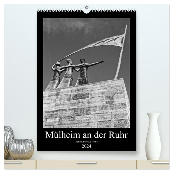 Mülheim an der Ruhr Edition Black & White 2024 (CALVENDO Premium Wandkalender 2024)