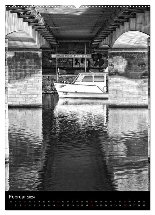 Mülheim an der Ruhr Edition Noir &amp; Blanc 2024 (Calvendo Premium Wall Calendar 2024) 