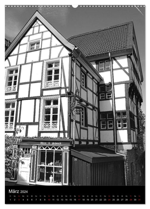 Mülheim an der Ruhr Edition Black & White 2024 (CALVENDO Premium Wandkalender 2024)