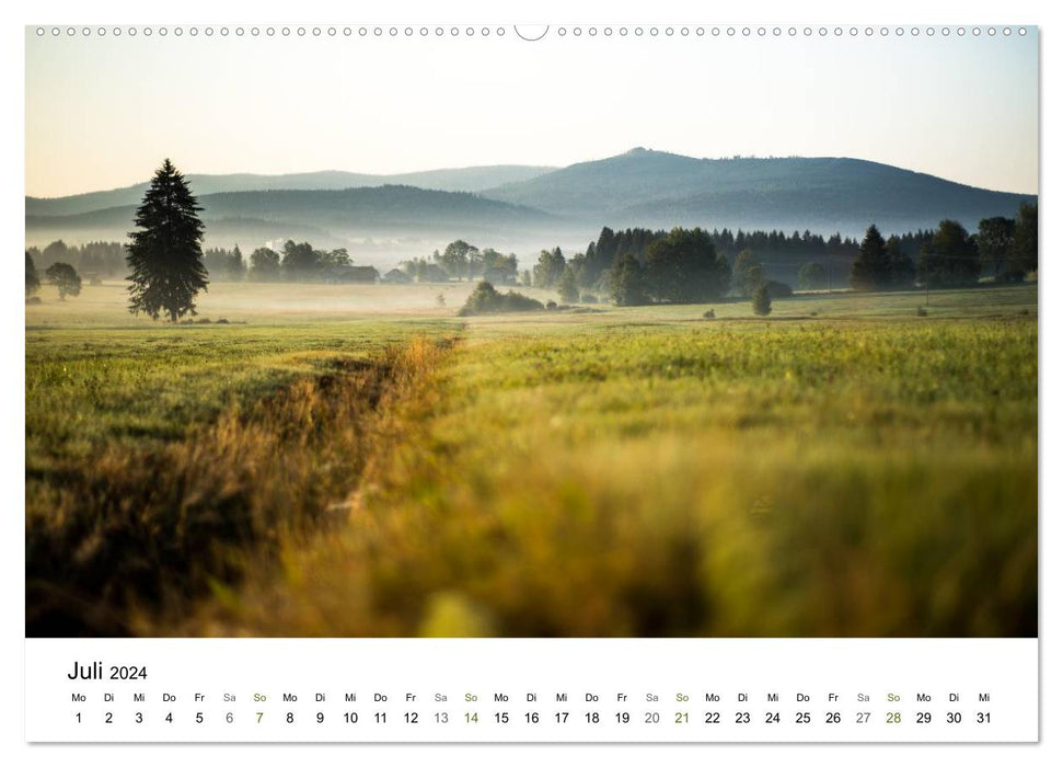 Dream landscapes in the Bavarian Forest (CALVENDO Premium Wall Calendar 2024) 