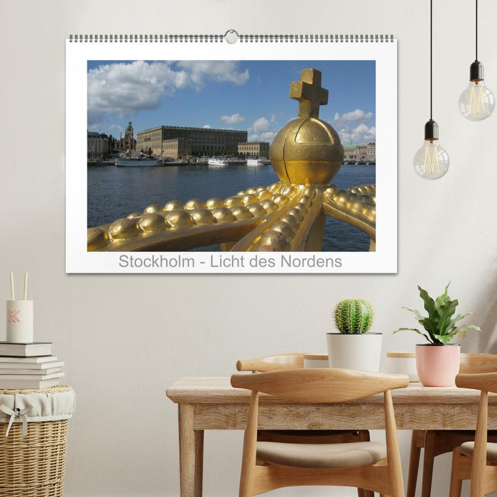 Stockholm - Light of the North (CALVENDO wall calendar 2024) 