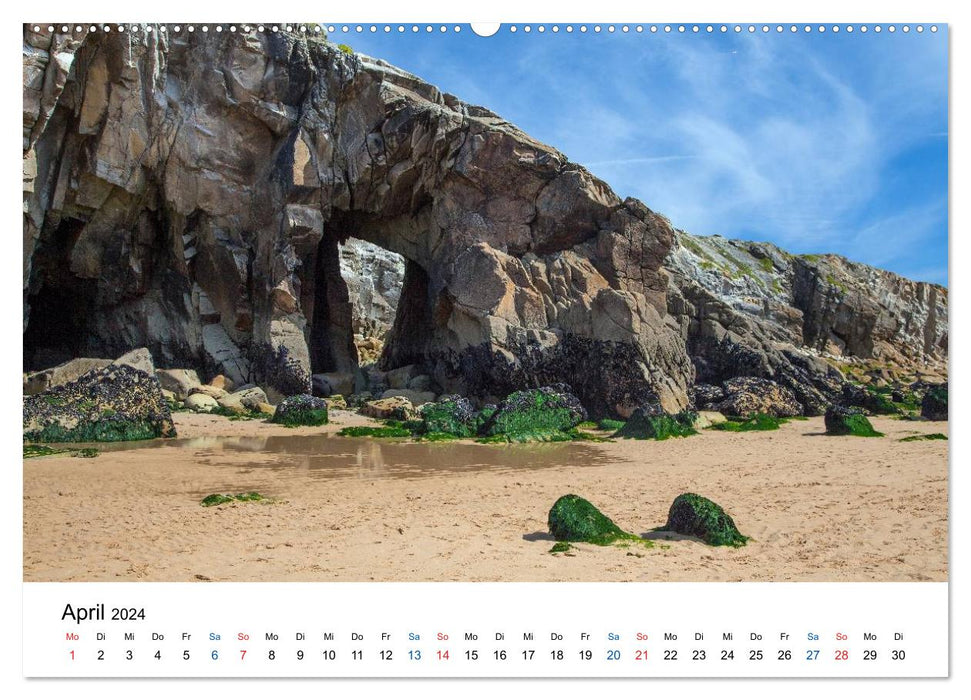 Côte Sauvage - Die wilde Westküste von Quiberon (CALVENDO Premium Wandkalender 2024)