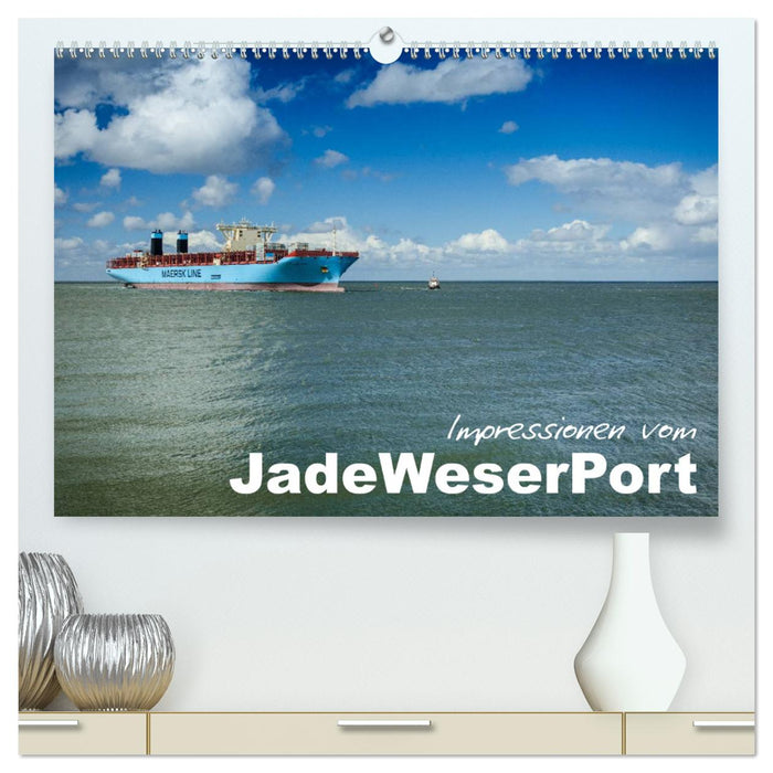 Impressions from JadeWeserPort (CALVENDO Premium Wall Calendar 2024) 