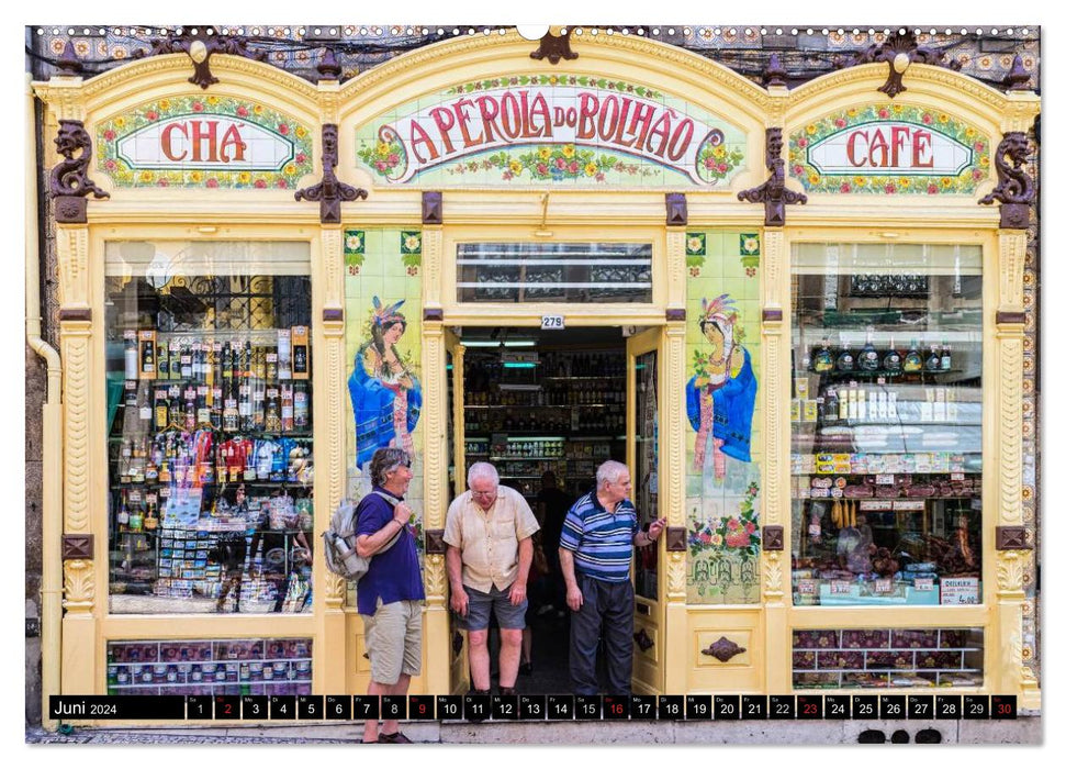 Porto - The trading city on the Douro (CALVENDO wall calendar 2024) 