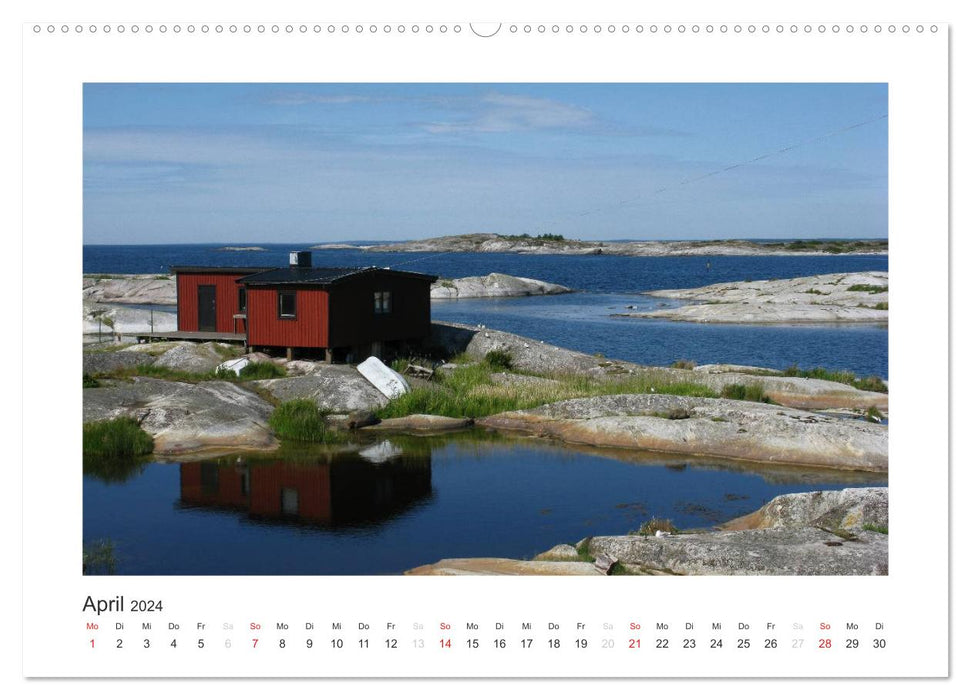 Stockholmer Schärengarten (CALVENDO Wandkalender 2024)