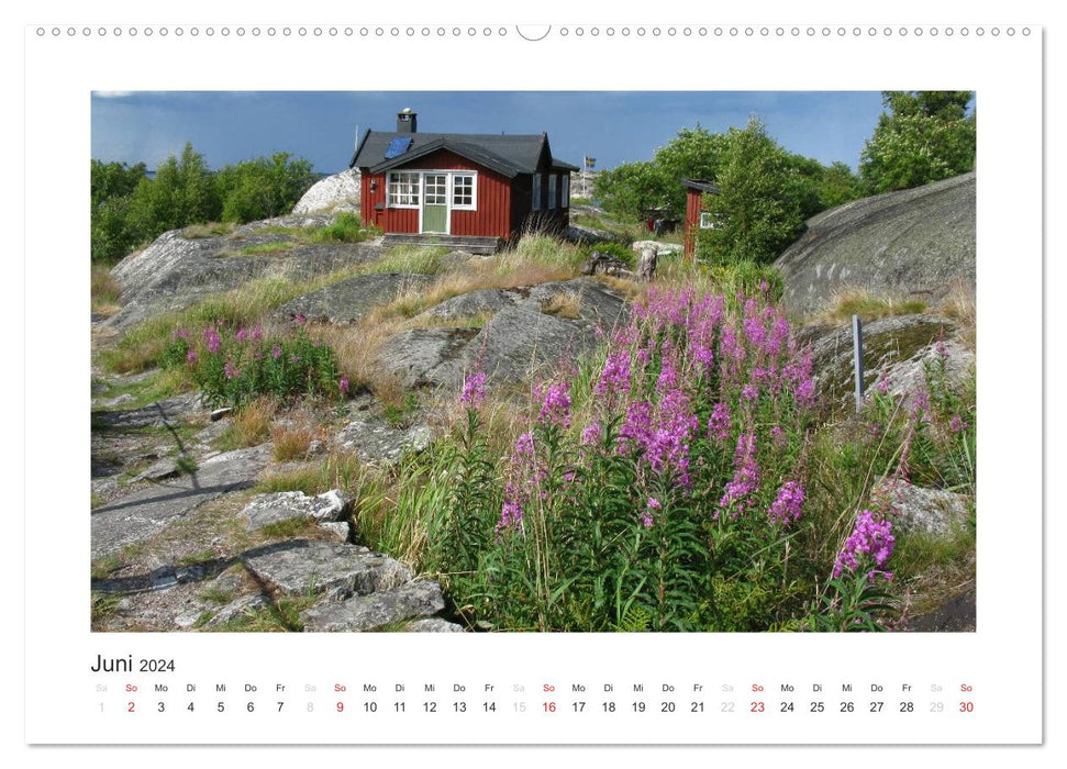 Stockholmer Schärengarten (CALVENDO Wandkalender 2024)