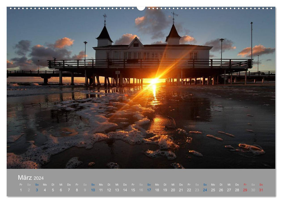 PLANET USEDOM sunrises (CALVENDO wall calendar 2024) 