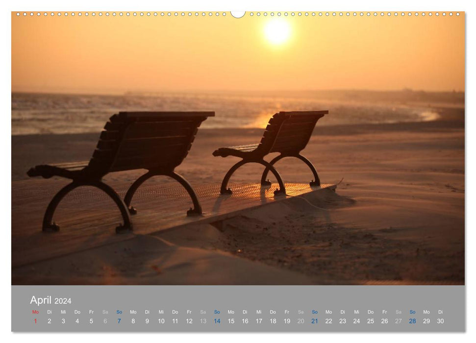 PLANET USEDOM sunrises (CALVENDO wall calendar 2024) 