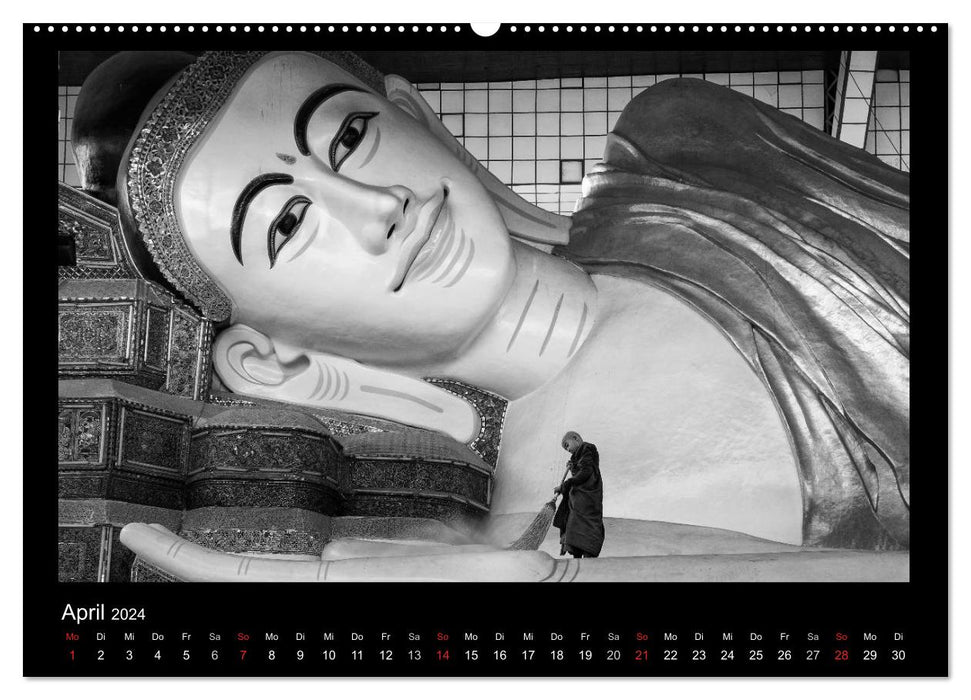 MAGICAL MYANMAR (CALVENDO wall calendar 2024) 