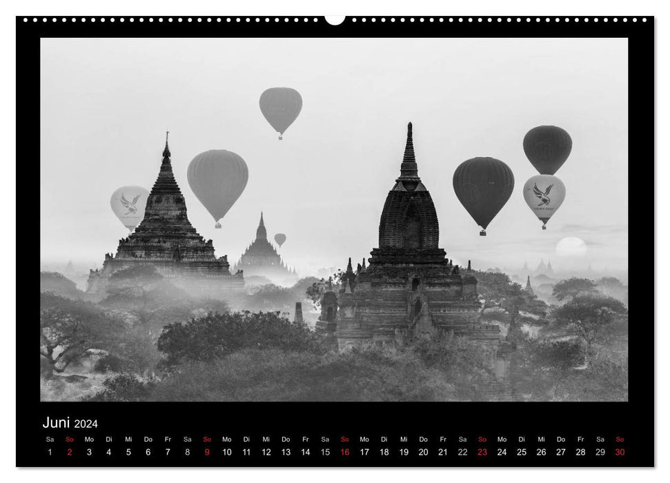 MAGISCHES MYANMAR (CALVENDO Wandkalender 2024)