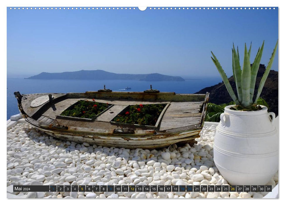 Santorini und seine Vielfalt (CALVENDO Premium Wandkalender 2024)