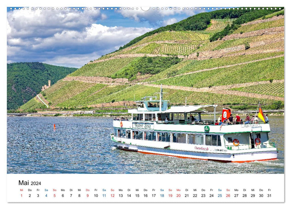 Rheingau - Rhine Riesling Culture (CALVENDO Wall Calendar 2024) 