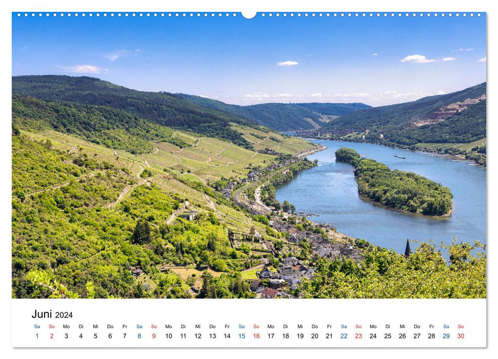 Rheingau - Rhine Riesling Culture (CALVENDO Wall Calendar 2024) 