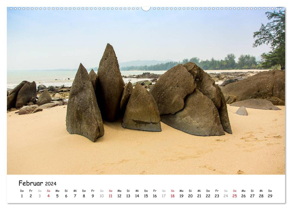 Traumlandschaften Thailands (CALVENDO Wandkalender 2024)