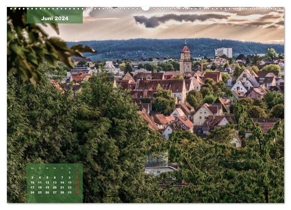 Contrasts Waiblingen (CALVENDO Premium Wall Calendar 2024) 