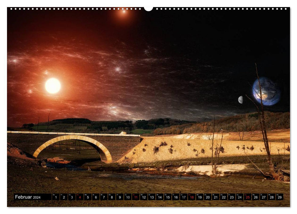 Views of Space (CALVENDO Premium Wall Calendar 2024) 