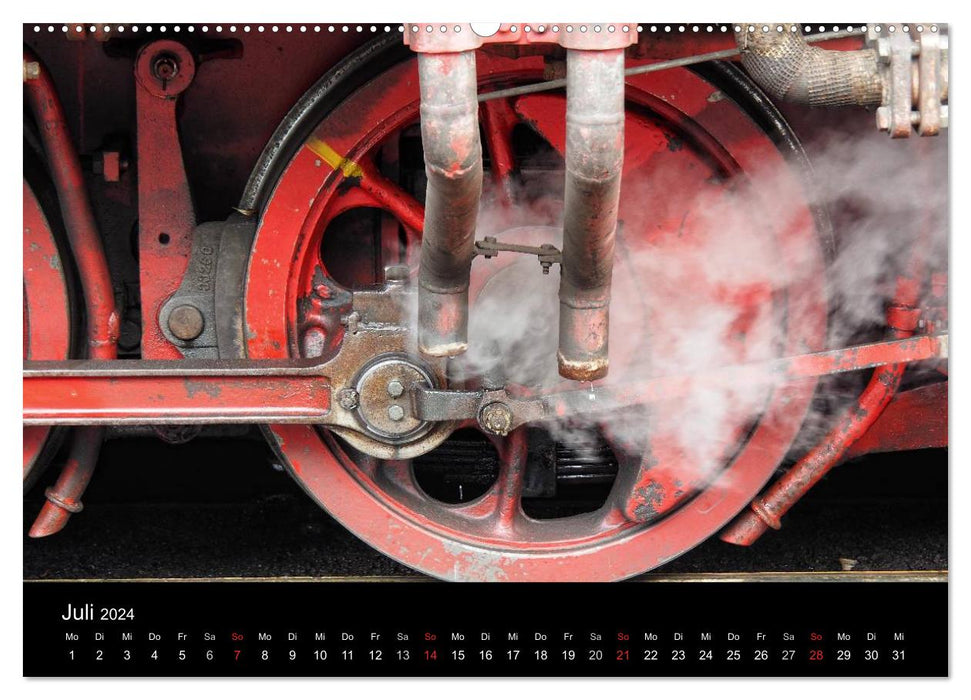 A year with the narrow-gauge railway from Zittau (CALVENDO Premium Wall Calendar 2024) 
