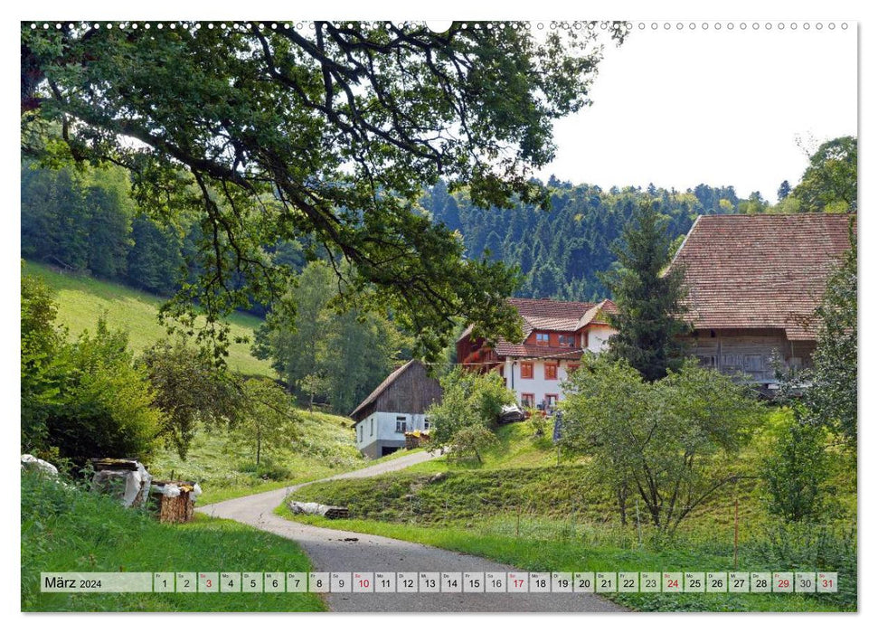 Glottertal im Schwarzwald (CALVENDO Premium Wandkalender 2024)