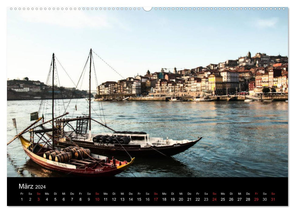 Cities by the water (CALVENDO Premium Wall Calendar 2024) 