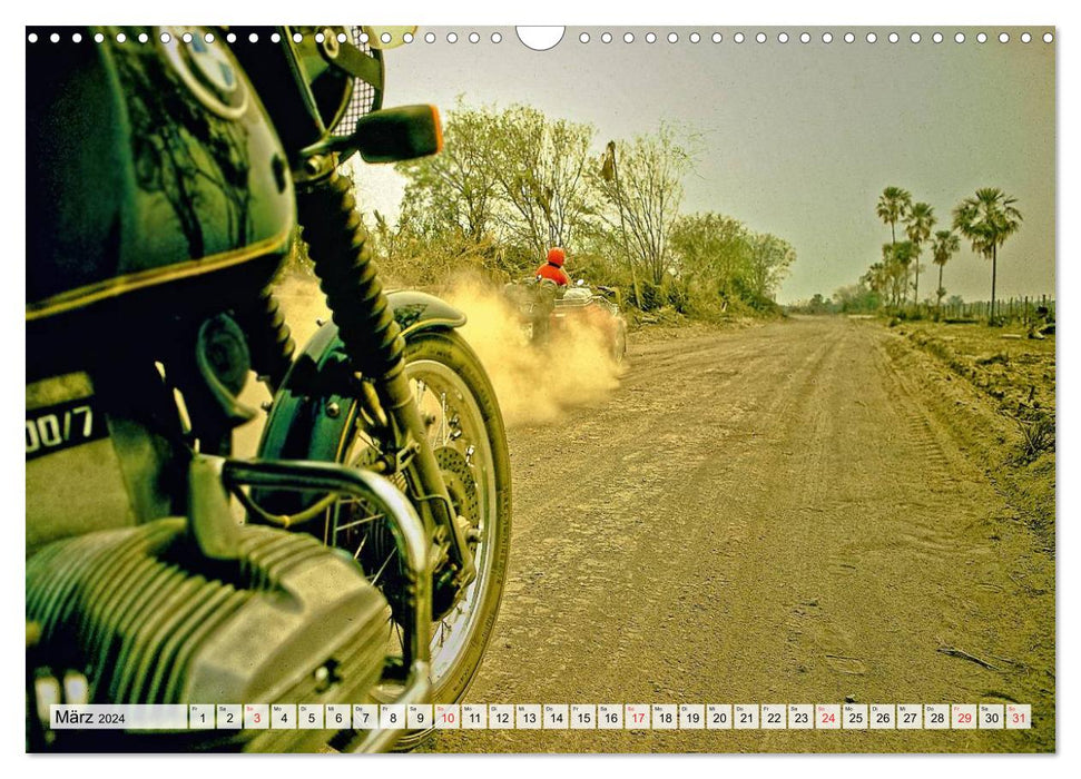 An adventure by motorcycle - THE TRANSAMAZONICA (CALVENDO wall calendar 2024) 
