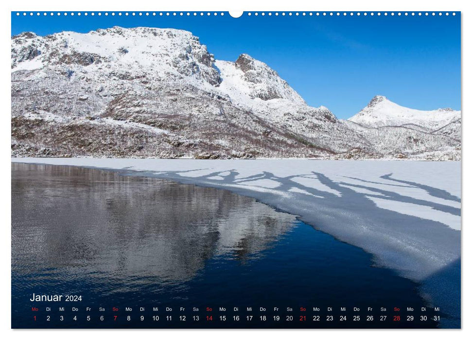 Vesterålen - Inseln des Lichts (CALVENDO Premium Wandkalender 2024)