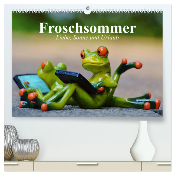 Froschsommer. Liebe, Sonne und Urlaub (CALVENDO Premium Wandkalender 2024)