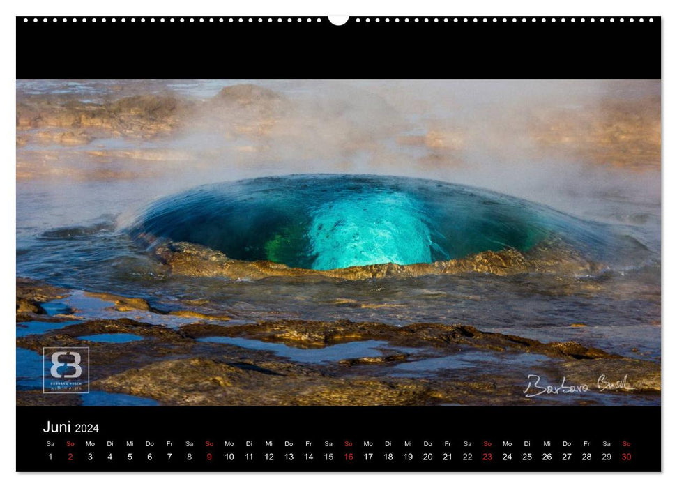 Paradiese der Erde - ISLAND (CALVENDO Premium Wandkalender 2024)