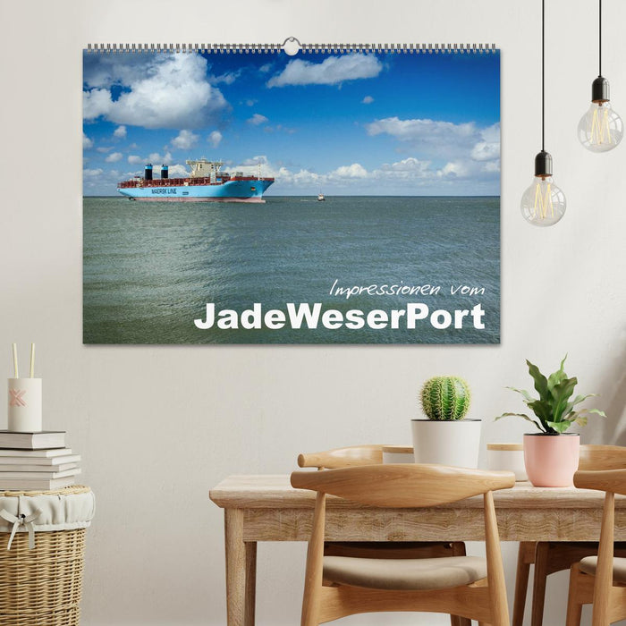 Impressionen vom JadeWeserPort (CALVENDO Wandkalender 2024)