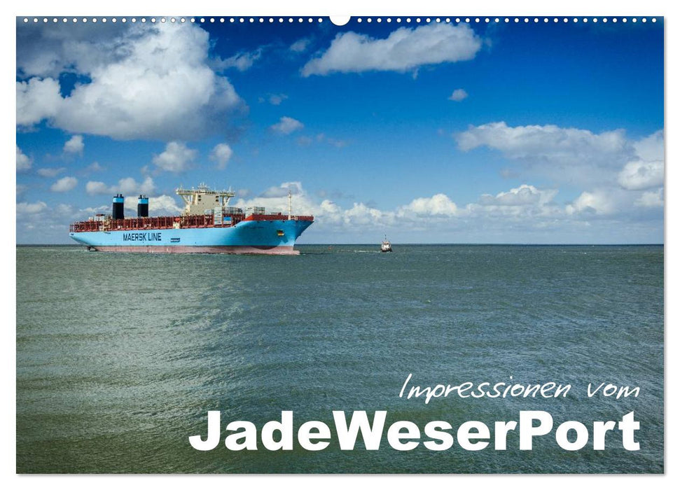 Impressionen vom JadeWeserPort (CALVENDO Wandkalender 2024)