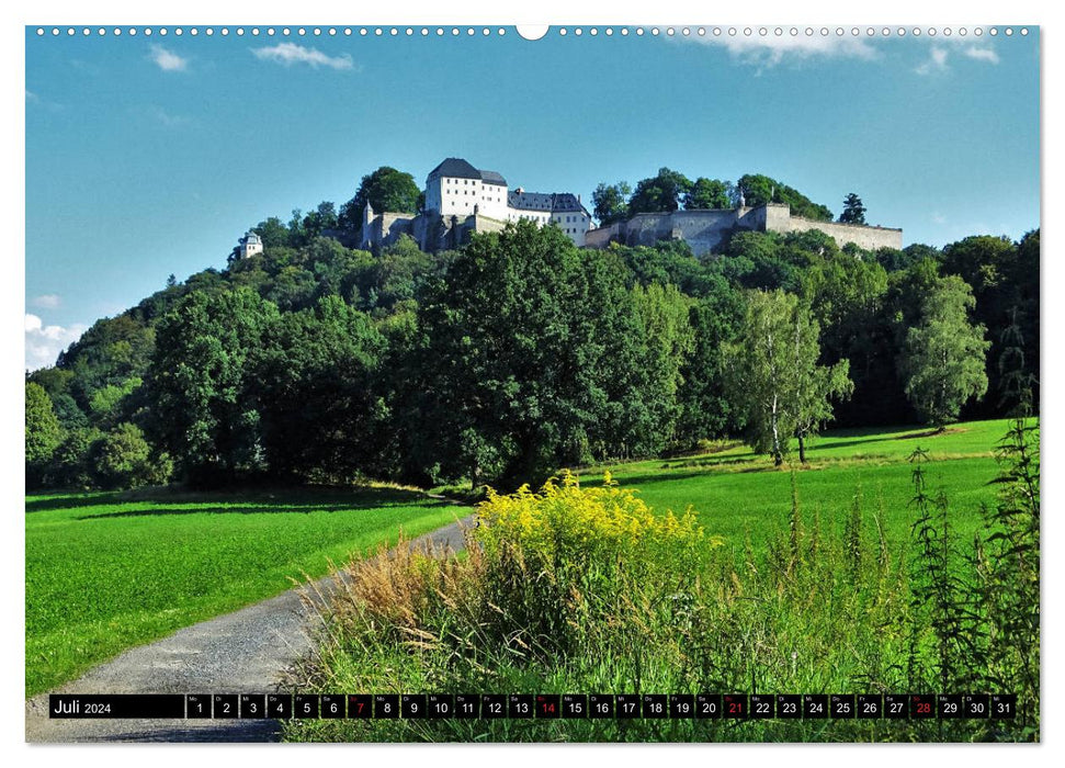 Burgen- und Schlösserreise durch Deutschland (CALVENDO Premium Wandkalender 2024)