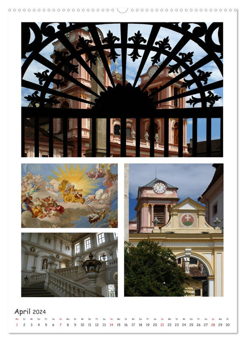 Monasteries and monasteries in Austria (CALVENDO Premium Wall Calendar 2024) 