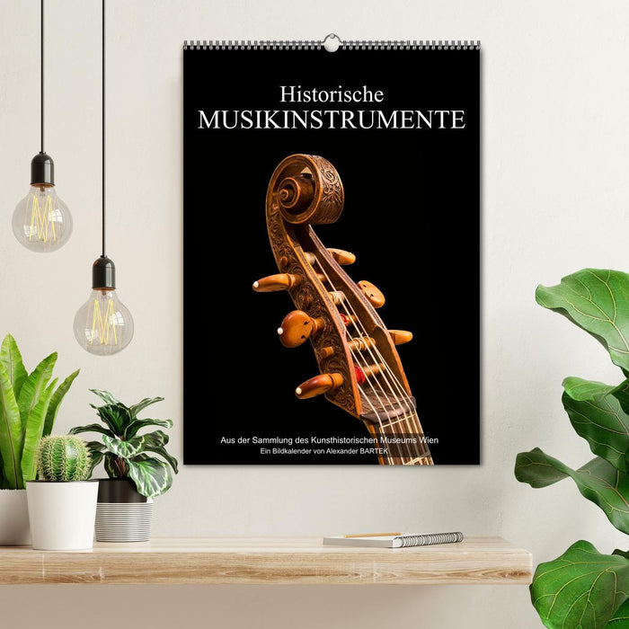 Historische Musikinstrumente (CALVENDO Wandkalender 2024)