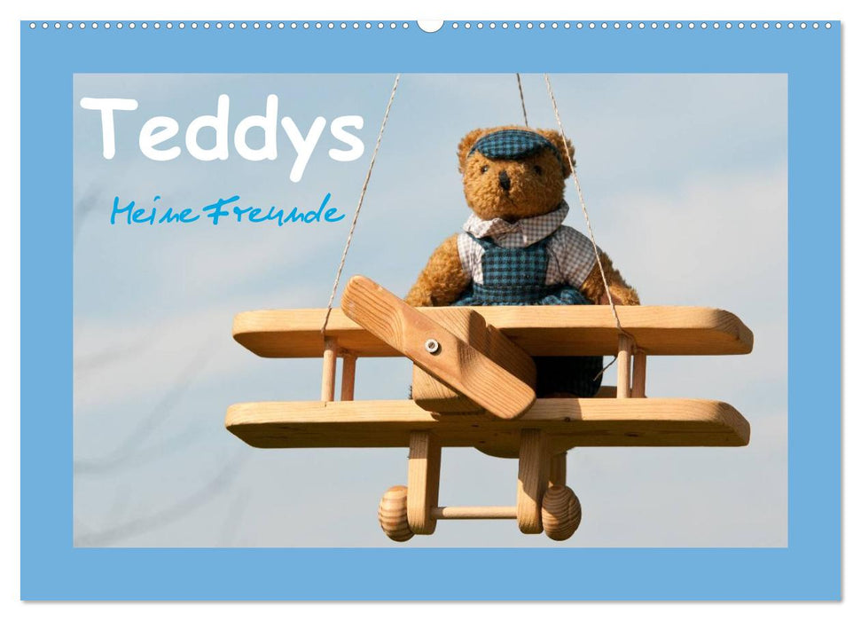 Teddys My Friends (CALVENDO Wall Calendar 2024) 