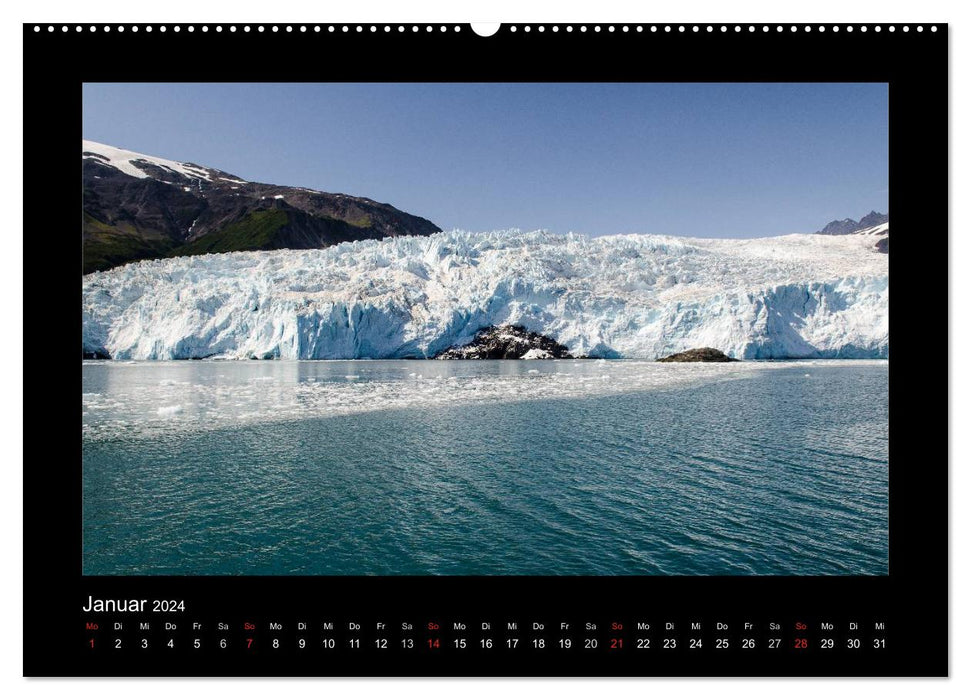 Alaska - Die letzte Grenze (CALVENDO Premium Wandkalender 2024)