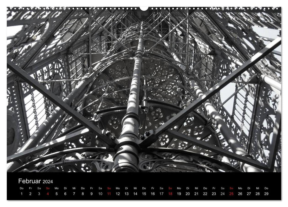 Der Gusseiserne Turm zu Löbau (CALVENDO Wandkalender 2024)