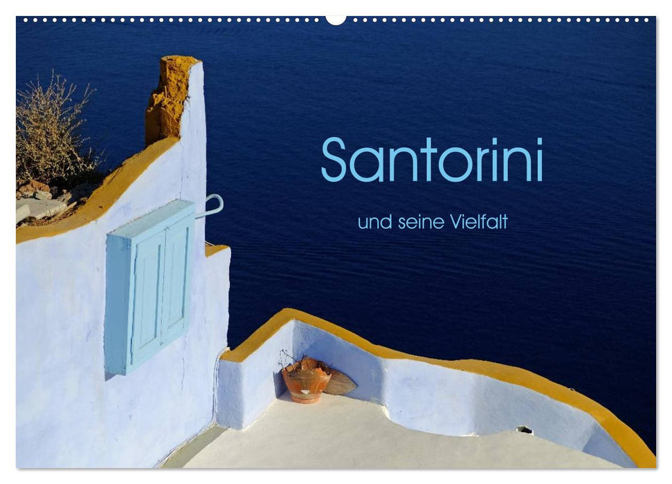 Santorin et sa diversité (Calendrier mural CALVENDO 2024) 