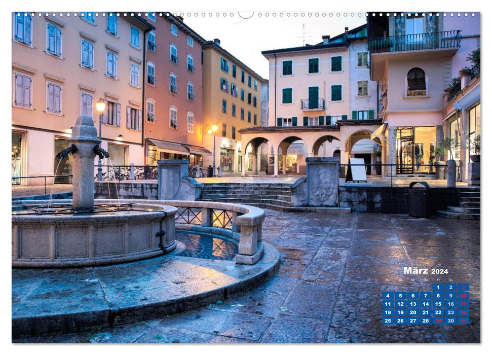 Riva del Garda - Perle des Gardasees (CALVENDO Premium Wandkalender 2024)